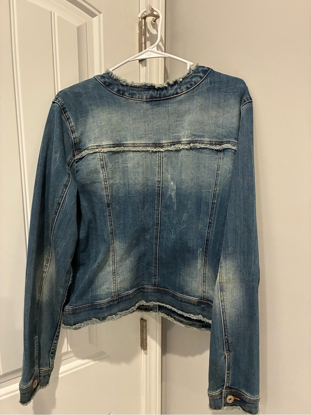 Distressed Jean Jacket - Picture 2 of 2